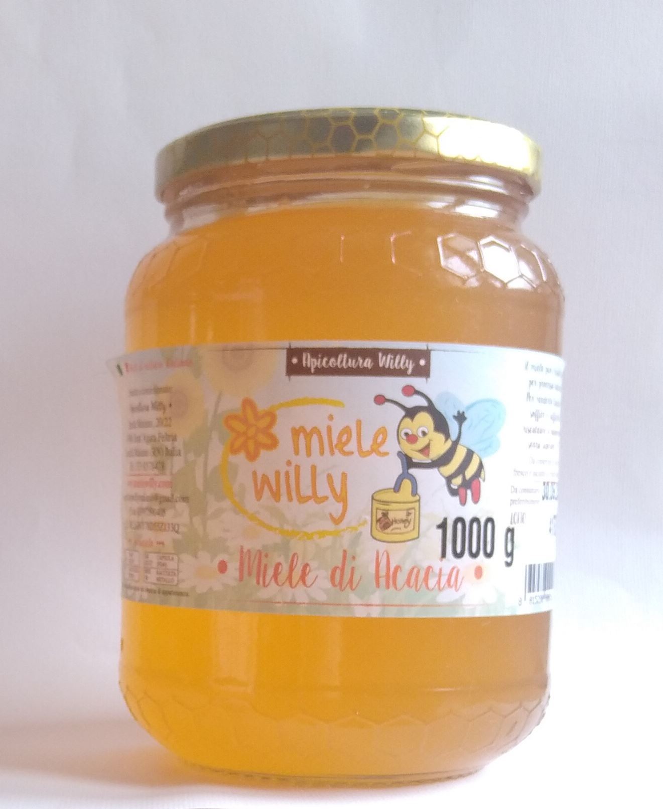 Miele di acacia 1000 gr - 100% Italiano